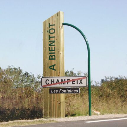 Panneau entrée ou sortie de bourg