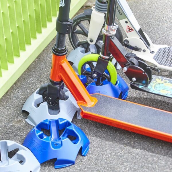 Support trottinette au sol