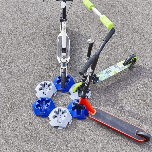 Support trottinette au sol