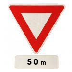 Panneau de priorité AB3b - Cédez le passage à l'intersection