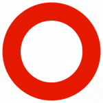 Panneau d'interdiction B0 - circulation interdite à tout véhicule dans les deux sens