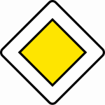 Panneau de priorité AB6 - Indication du caractère prioritaire