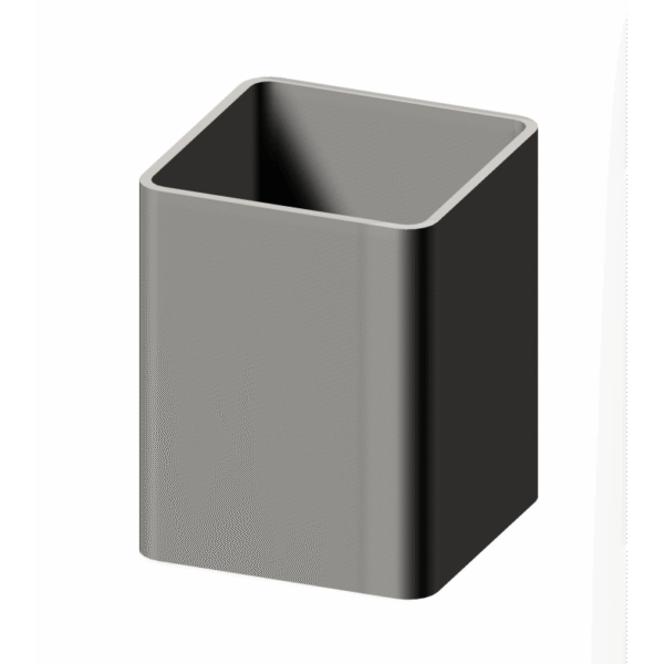 Poteau de signalisation carré