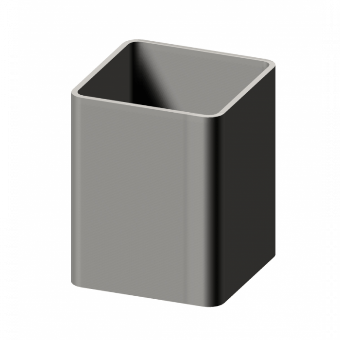 Poteau de signalisation carré