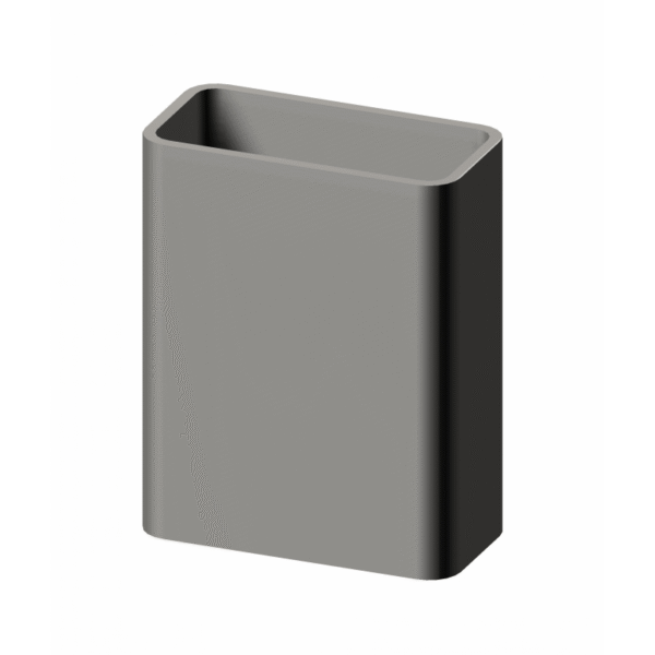 Poteau de signalisation rectangulaire