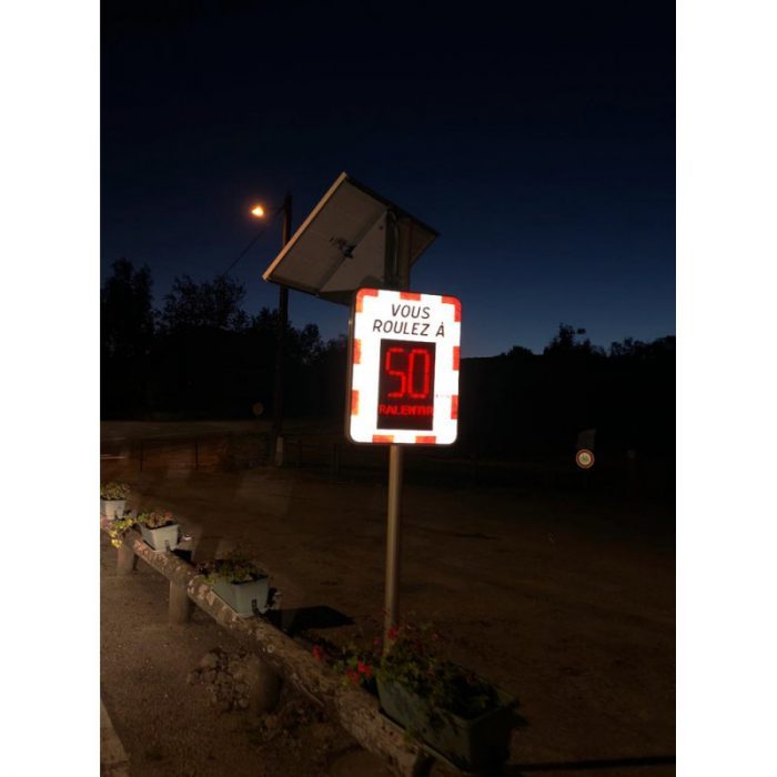 Radar pédagogique routier