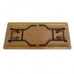 Table rectangulaire - 183 x 76 cm Contreplaqué Vernis - Image 4