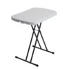 Table pliante rectangulaire LIFETIME 66x46cm - BLANC
