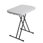 Table pliante rectangulaire LIFETIME 66x46cm - BLANC