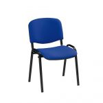 Chaises ISO tissu M2 piètement noir sans accroche