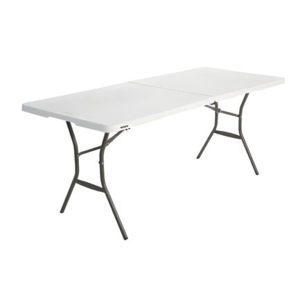 Table rectangulaire LIFETIME 183x76cm Pliante en 2