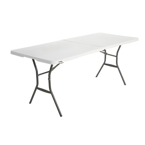 Table rectangulaire LIFETIME 183x76cm Pliante en 2