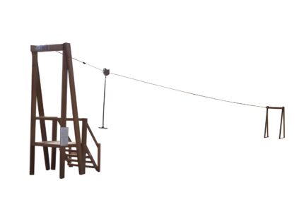 Tyrolienne en bois