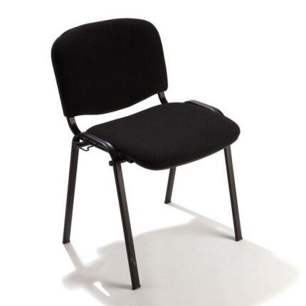 Chaises ISO tissu M2 piètement noir sans accroche
