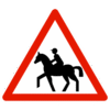 Panneau de danger A15C – Passage de cavaliers