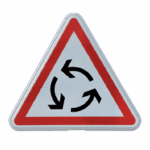 Panneau de priorité AB25 – Carrefour à sens giratoire