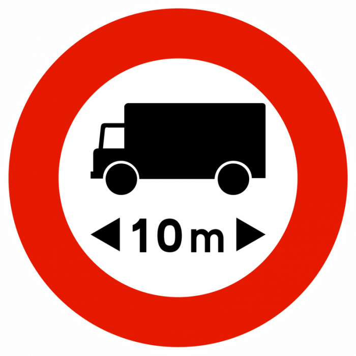 panneau-d-interdiction-acces-interdit-aux-vehicules-articules-b10a Panneau d'interdiction B10a - Accès interdit aux véhicules dont la longueur est supérieure au XX mètres (à préciser)