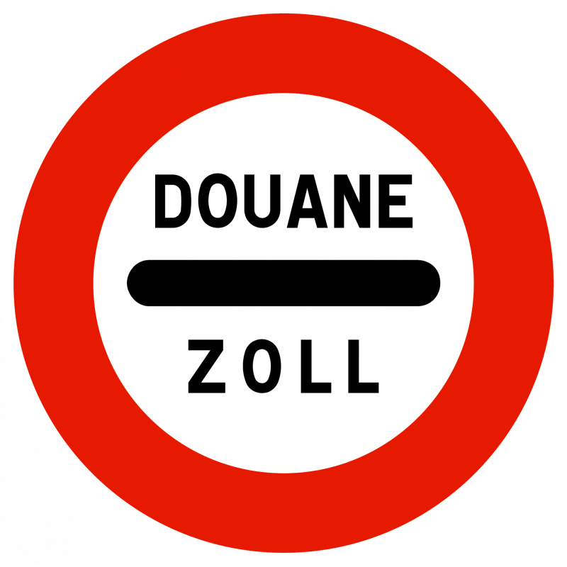 panneau-d-interdiction-arret-au-poste-de-douane-b4 Panneau d’interdiction B4 – Arrêt au poste de douane