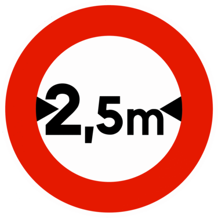 panneau-d-interdiction-limitation-de-largeur-b11 Panneau d'interdiction B11 - Limitation de largeur