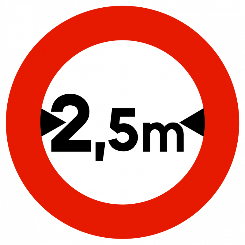 panneau-d-interdiction-limitation-de-largeur-b11 Panneau d'interdiction B11 - Limitation de largeur