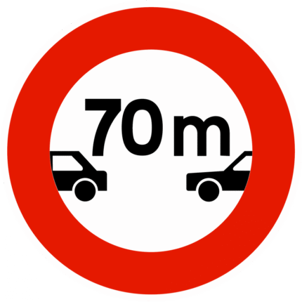 panneau-d-interdictiondistance-a-respecter-b17 Panneau d'interdiction B17 - Distance à respecter