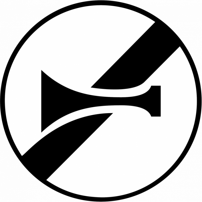 panneau-d-interdictionfin-d-interdiction-de-l-usage-de-l-avertisseur-sonore-b35 Panneau d'interdiction B35 - Fin d'interdiction de l'usage de l'avertisseur sonore