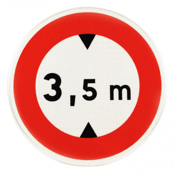 Panneau d'interdiction B12 - Hauteur limitée
