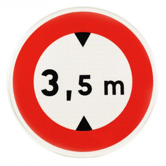 panneau-d-interdictionlimitation-de-hauteur-b12 Panneau d'interdiction B12 - Hauteur limitée