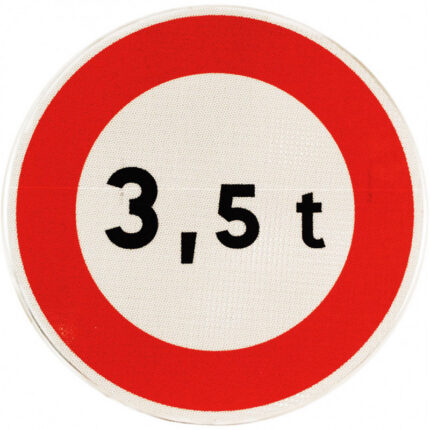 panneau-d-interdictionlimitation-de-tonnage-b13 Panneau d'interdiction B13 - Limitation de tonnage