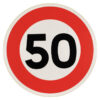 Panneau d'interdiction B14 - Limitation de vitesse (personnalisable)
