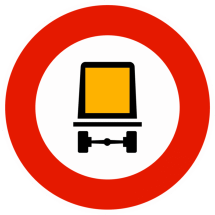 panneau-d-interdictionmatieres-dangereuses-b18c Panneau d'interdiction B18c - Accès interdit aux véhicules transportant des marchandise dangereuses