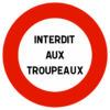 Panneau B19 - Autres interdictions (personnalisable)