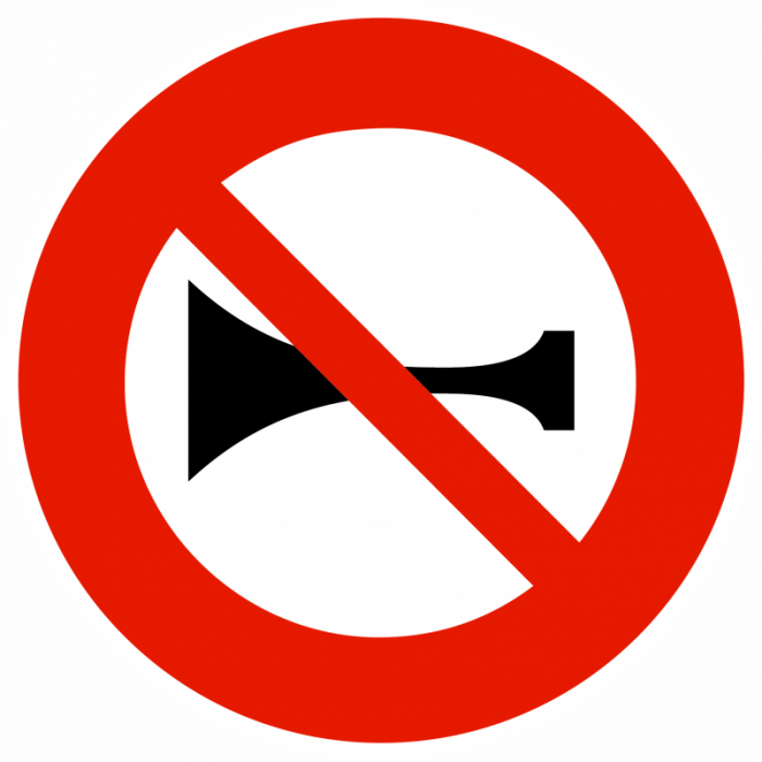 panneau-d-interdictionsignaux-sonores-interdits-b16 Panneau d'interdiction B16 - Signaux sonores interdits