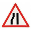 Panneau de danger A3B – Chaussée rétrécie par la gauche