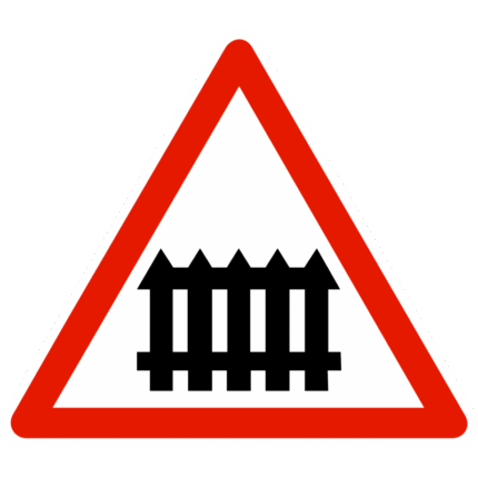 panneau-danger-passage-a-niveau-muni-de-barrieres-a-fonctionnement-manuel-a7 Panneau de danger A7 – Passage à niveau