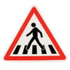 Panneau de danger A13B – Passage pour piétons