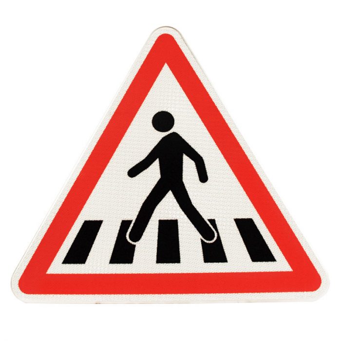 panneau-danger-passage-pour-pietons-a13b Panneau de danger A13B – Passage pour piétons