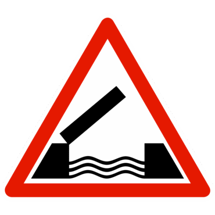 panneau-danger-pont-mobile-a6 Panneau de danger A6 – Pont mobile
