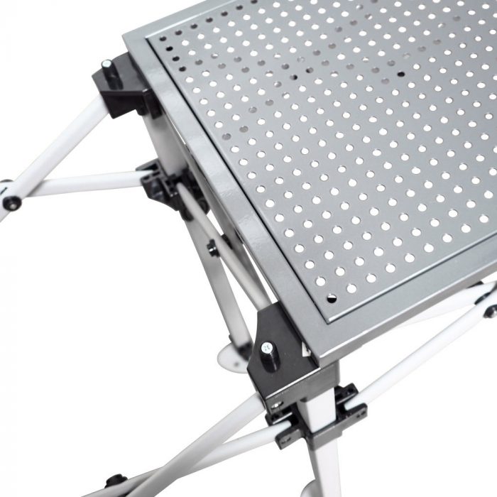 comptoir acier LOT DE 3 COMPTOIRS PLIANTS EN ACIER POUR BARNUMS