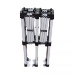 LOT DE 3 COMPTOIRS PLIANTS EN ACIER POUR BARNUMS