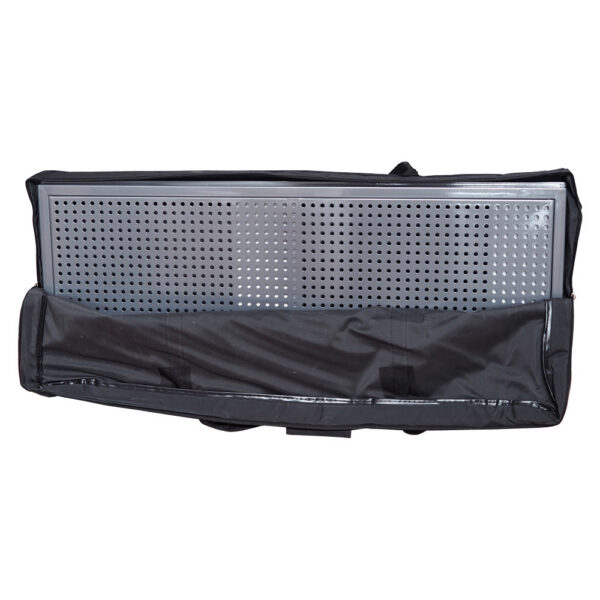 LOT DE 3 COMPTOIRS PLIANTS EN ACIER POUR BARNUMS