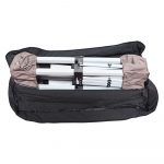 LOT DE 3 COMPTOIRS PLIANTS EN ACIER POUR BARNUMS