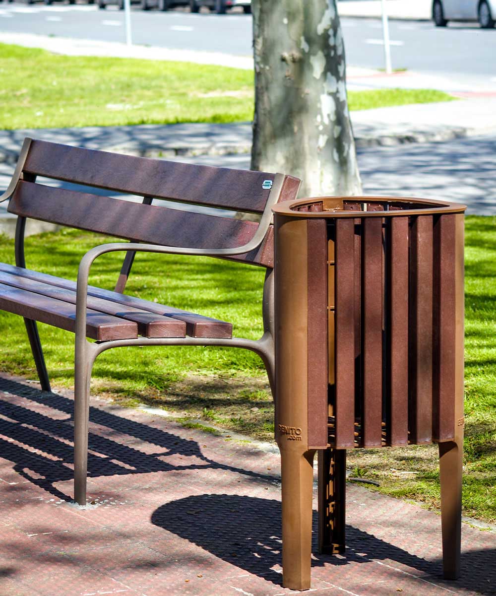 Corbeille GEA en Polymère Recyclé