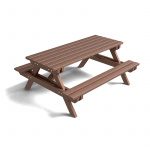 Table de pique nique recyclé