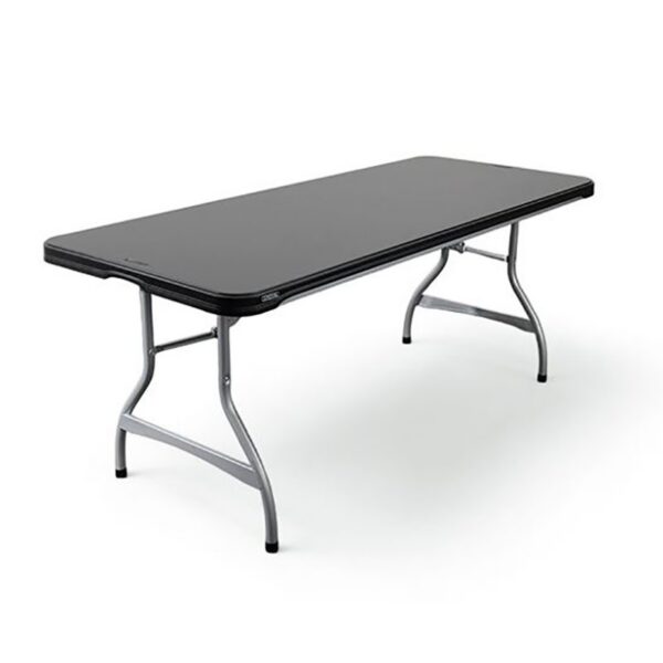 Table rectangulaire LIFETIME 183 x 76 cm NOIRE