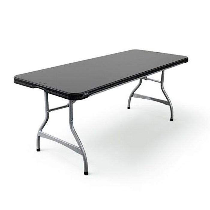 Table rectangulaire LIFETIME 183 x 76 cm NOIRE