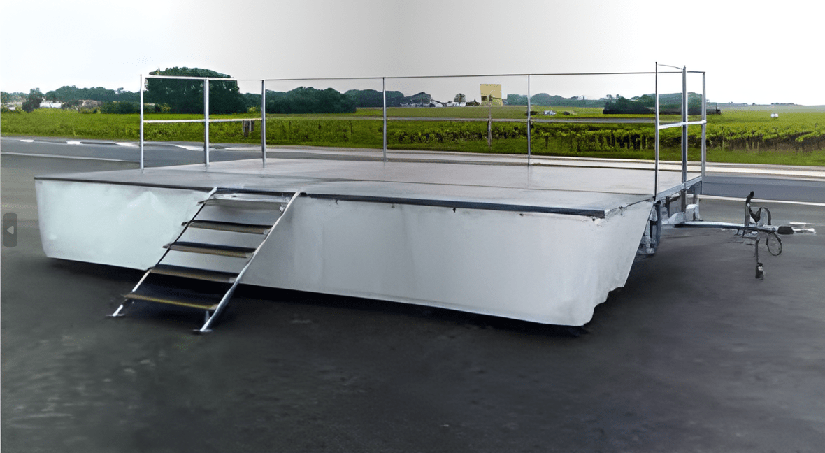 podium Podium roulant simple