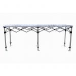 Lot de 3 comptoirs pliants en aluminium pour barnums