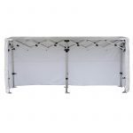 Lot de 3 comptoirs pliants en aluminium pour barnums