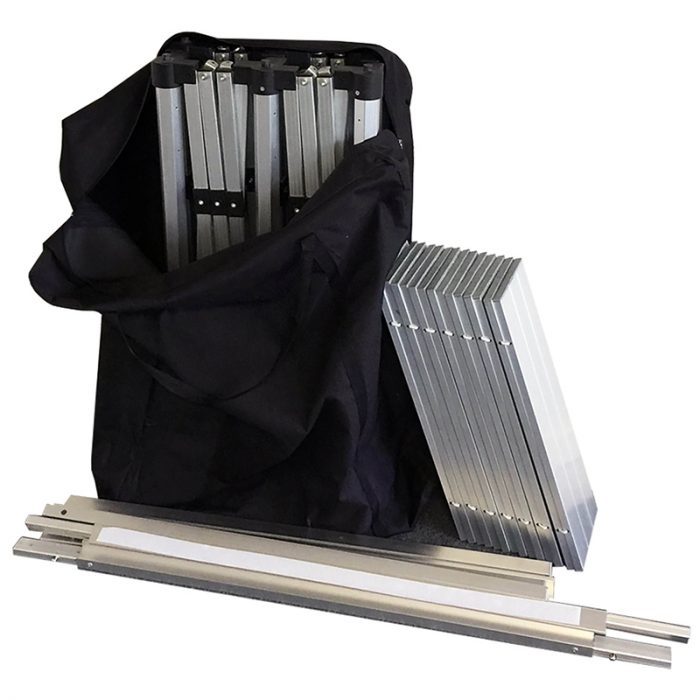 comptoirs Lot de 3 comptoirs pliants en aluminium pour barnums